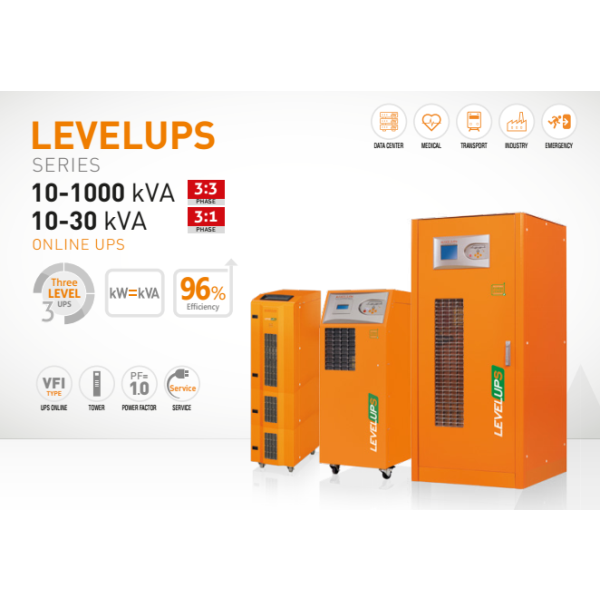 Bộ Lưu Điện UPS 400kVA Online MAKELSAN - LEVELUPS 400KVA
